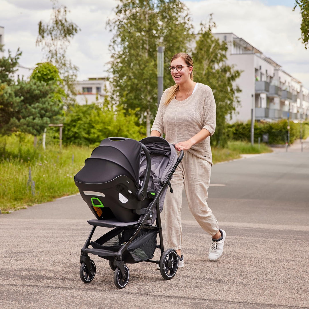 hauck Babyschalen Adapter, Schwarz - nur Kompatibel mit Shop N Care Kinderwagen - Geeignet für Drive