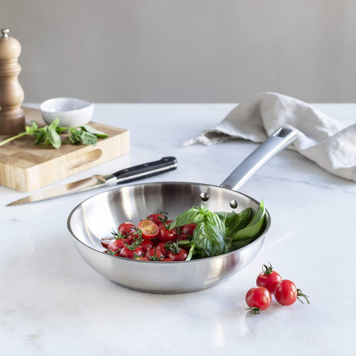 Lacor 45424 Bratpfanne Edelstahl 18/10