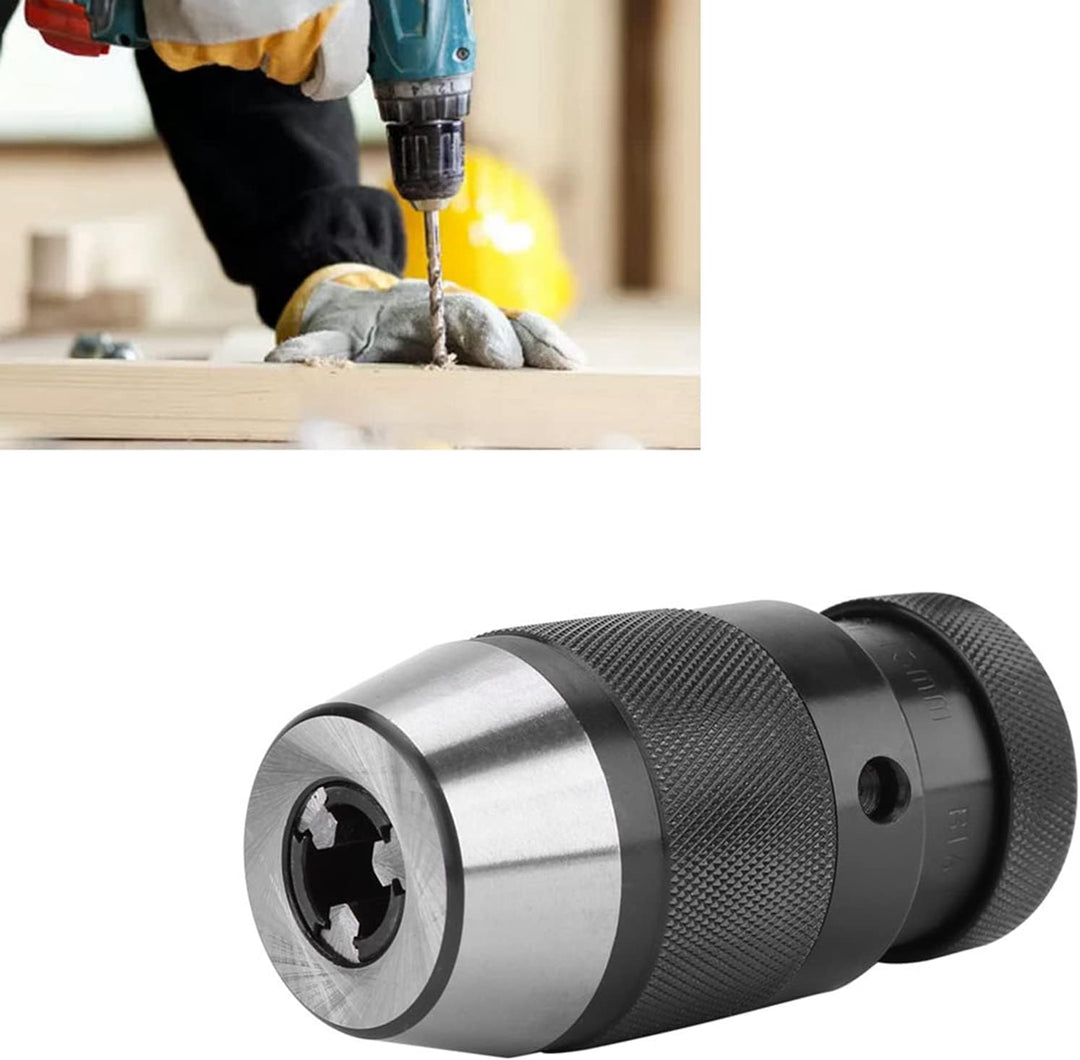 1 Stücke 0-13 Mm 1/2 "Stahl Selbstspannende Schnellspannbohrfutter B16 Bohrfutter Bohrfutter für Dre