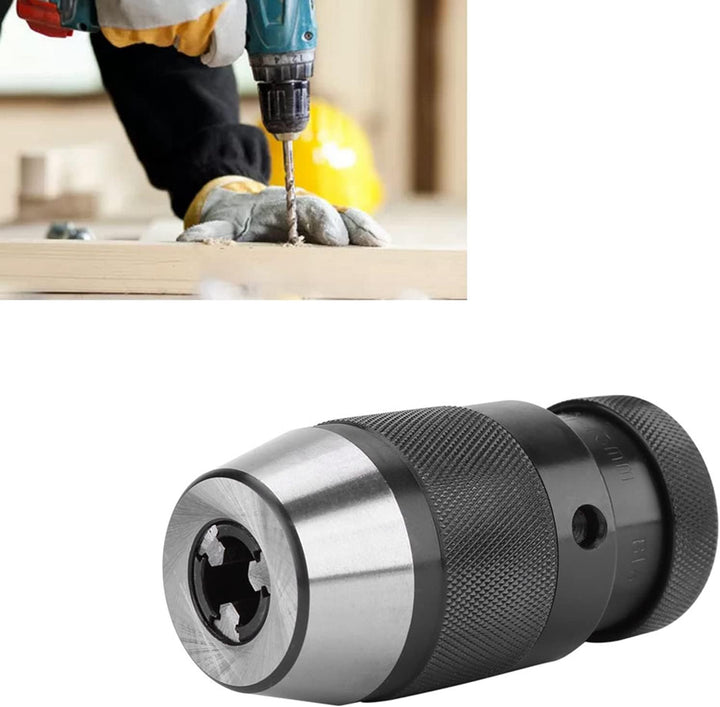 1 Stücke 0-13 Mm 1/2 "Stahl Selbstspannende Schnellspannbohrfutter B16 Bohrfutter Bohrfutter für Dre