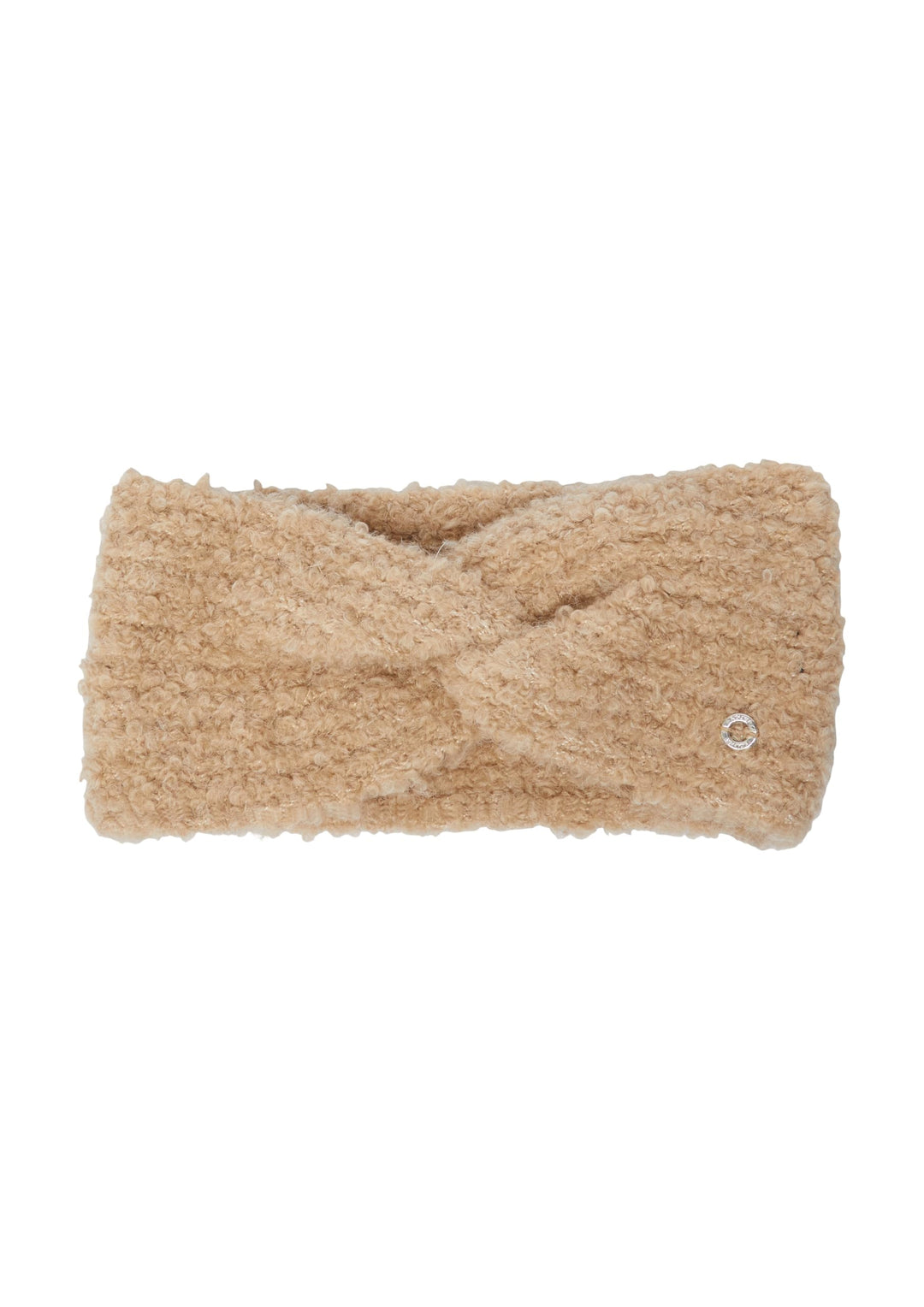 s.Oliver Stirnband aus Bouclé-Strick mit Twist-Detail Einheitsgrösse 8401_sandstein, Einheitsgrösse