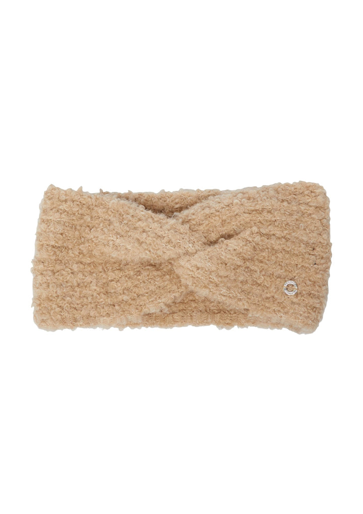 s.Oliver Stirnband aus Bouclé-Strick mit Twist-Detail Einheitsgrösse 8401_sandstein, Einheitsgrösse