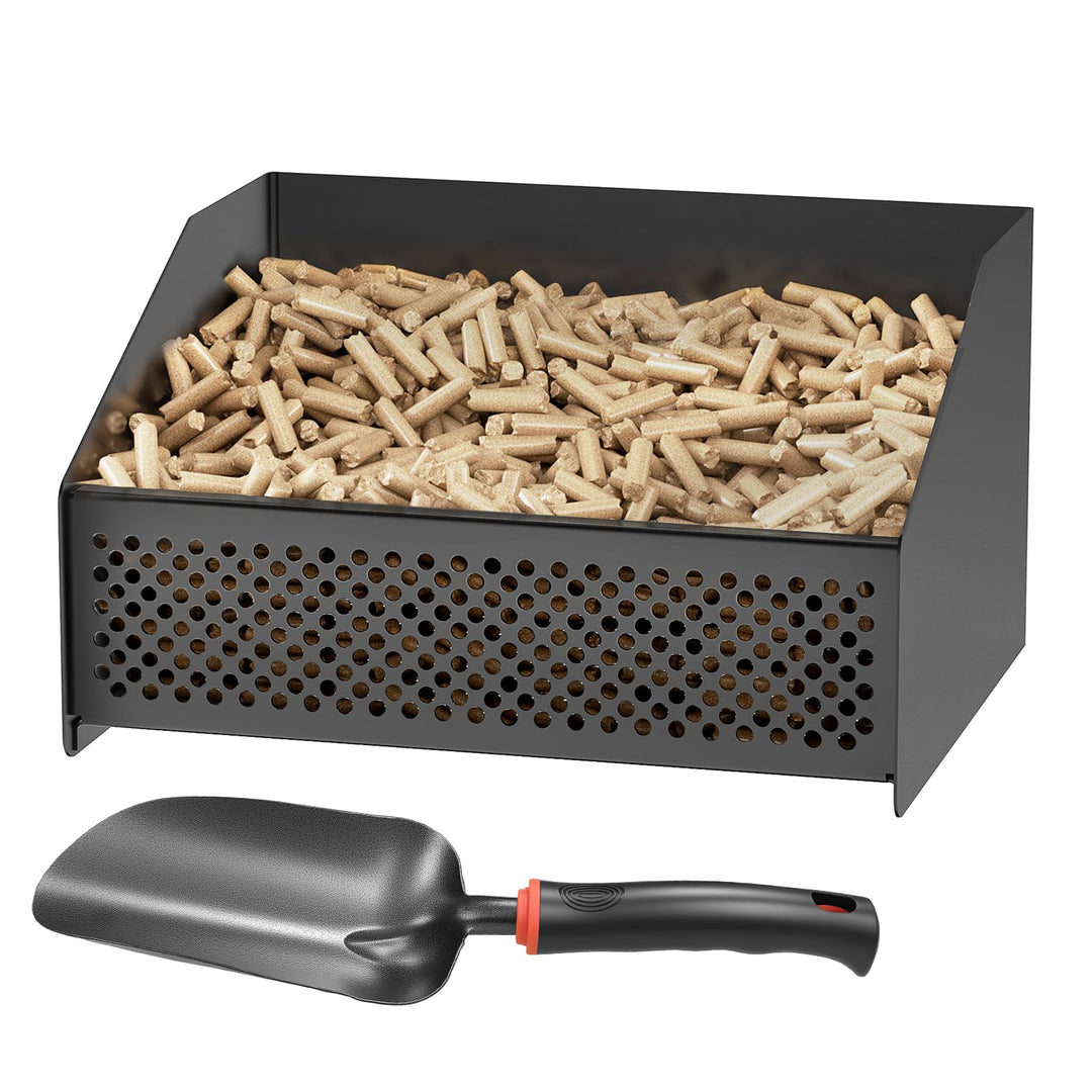 Pelletkorb für Kaminofen,Korb für Pelletbrenner,Pelletbrennkorb,30 x 25x 17cm,2.3kg, im Holzofen ode