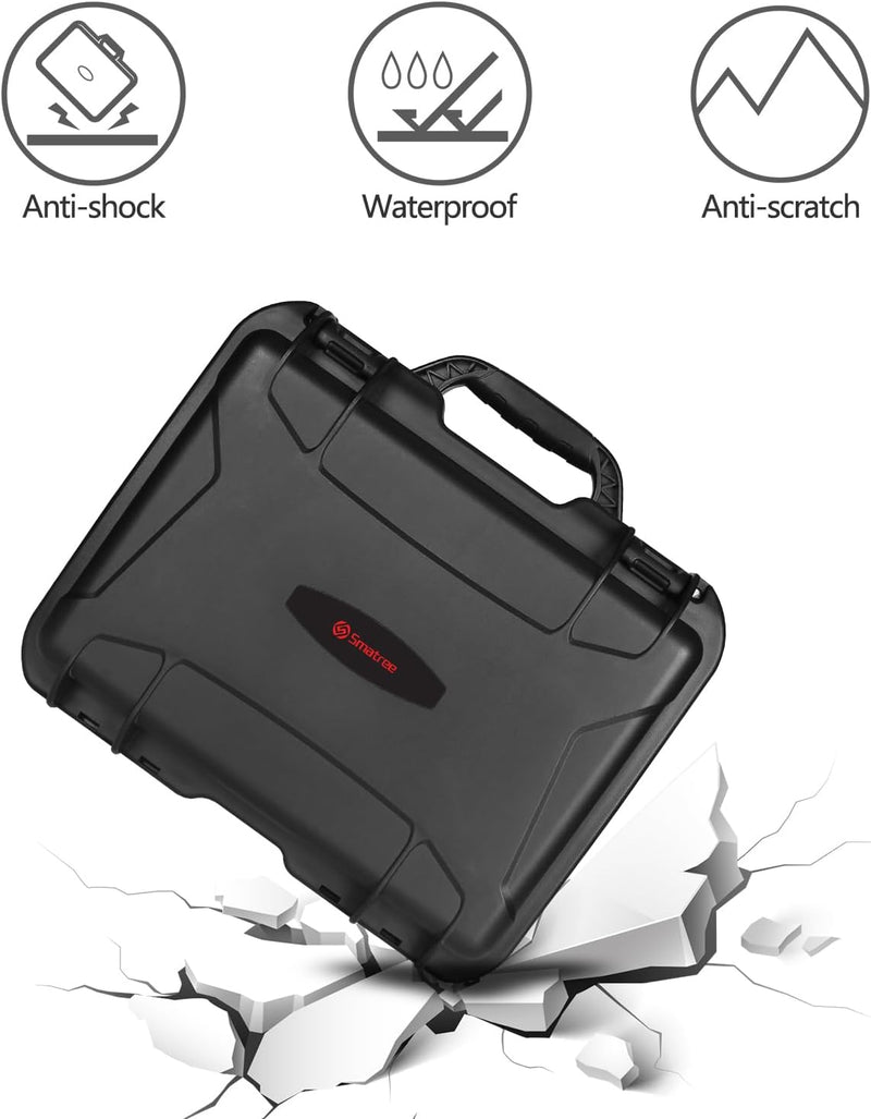 Smatree 28.3L Mavic 3 Pro Double Layer Waterproof Hard Case, Carrying Hard Shell Professional Case f