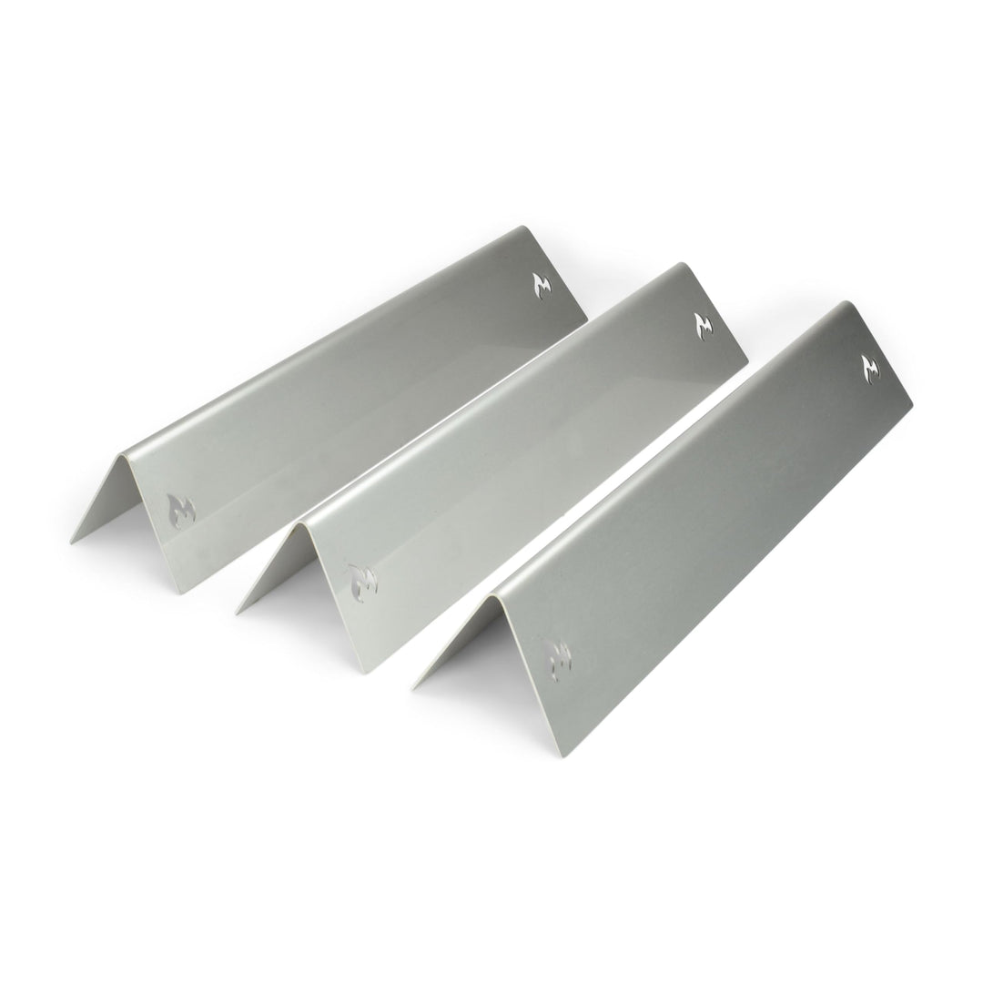 Grillrost.com Das Original Edelstahl Aromaschienen für Weber - Brennerabdeckung für Spirit 200er Ser