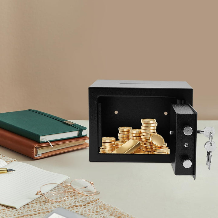 Safetresor Tresorsafe Tresor für Zuhause Schranksafe Schranktresor Geldtresor Kleine Tresorbox mit E