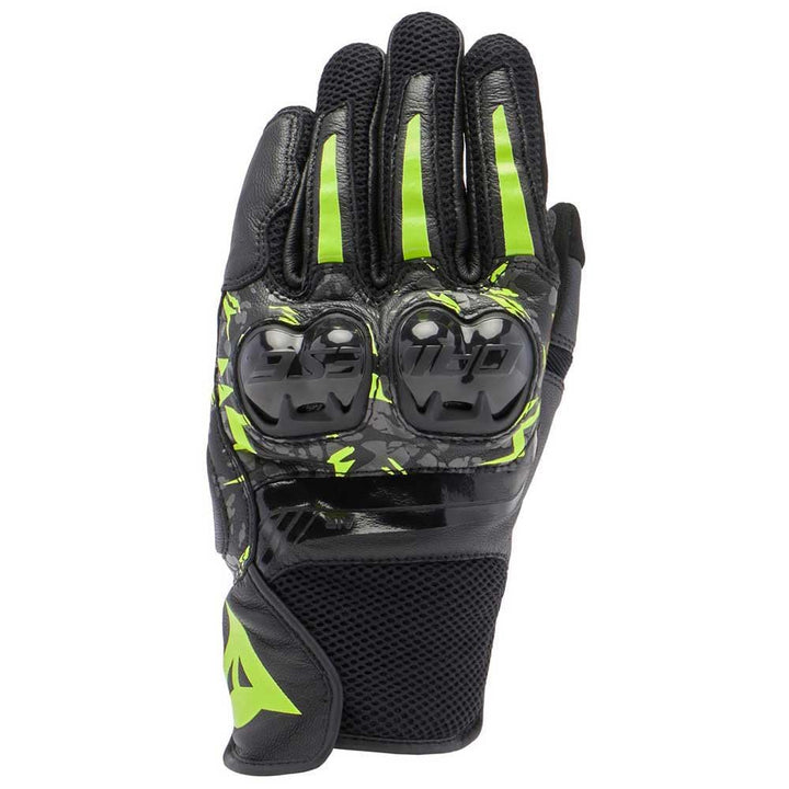Dainese - Mig 3 Unisex Gloves, Leder-Motorradhandschuhe, Knöchelschutz, Touchscreen, für Männer und