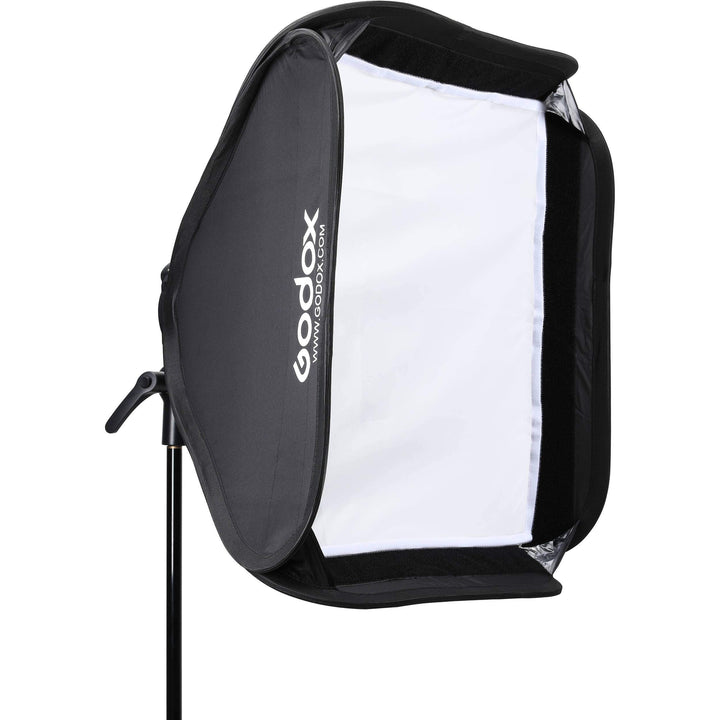 Godox SGUV6060 S2 Bowens-Halterung mit Softbox und Tragetasche-Kit (23,6 x 23,6) Schwarz KSA Version