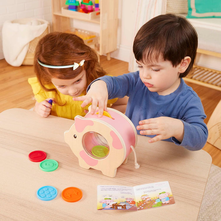 Battat Education - Save & Count Sparschwein - Sparschwein für Kinder - Lernschwein Spielzeug - Entwi