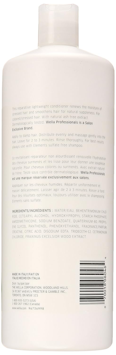 Wella Elements Conditioner, 33.8 Ounce by Wella