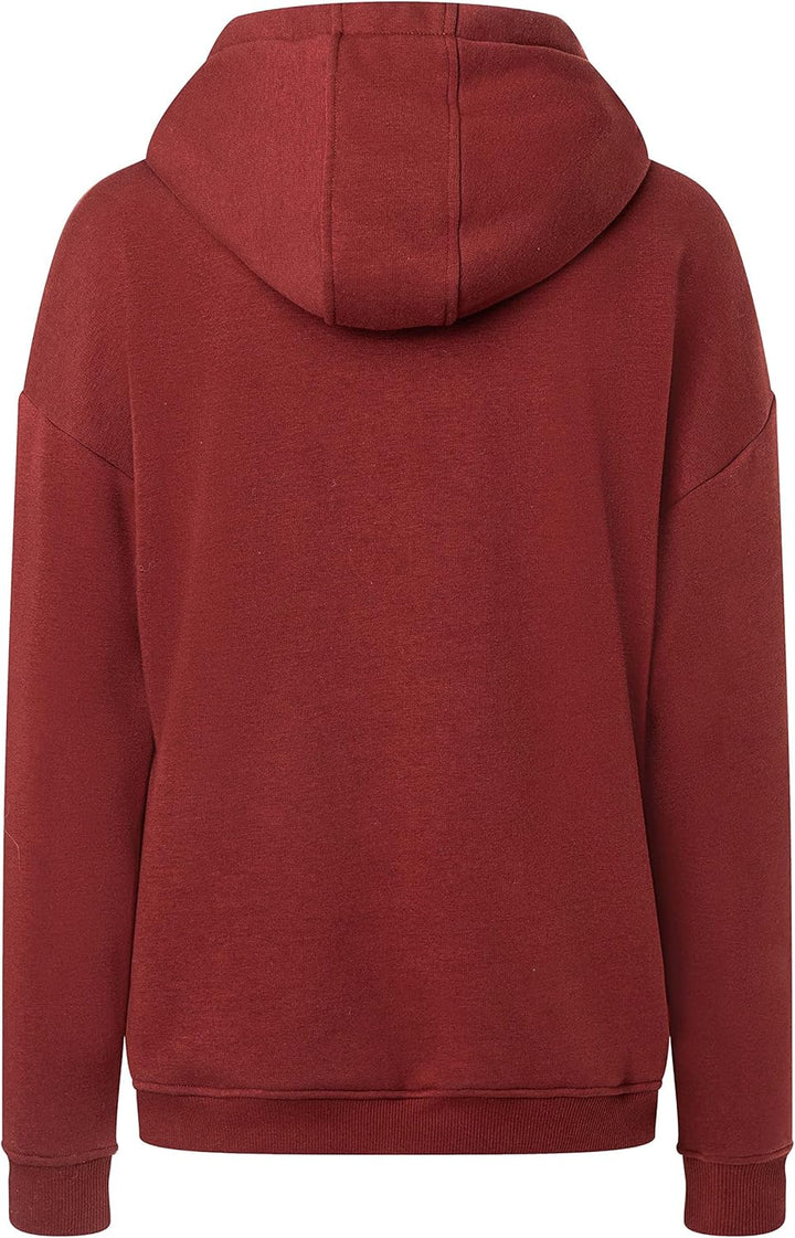 Timezone Damen Sporty Hoodie Kapuzenpullover XS Barolo Red, XS Barolo Red
