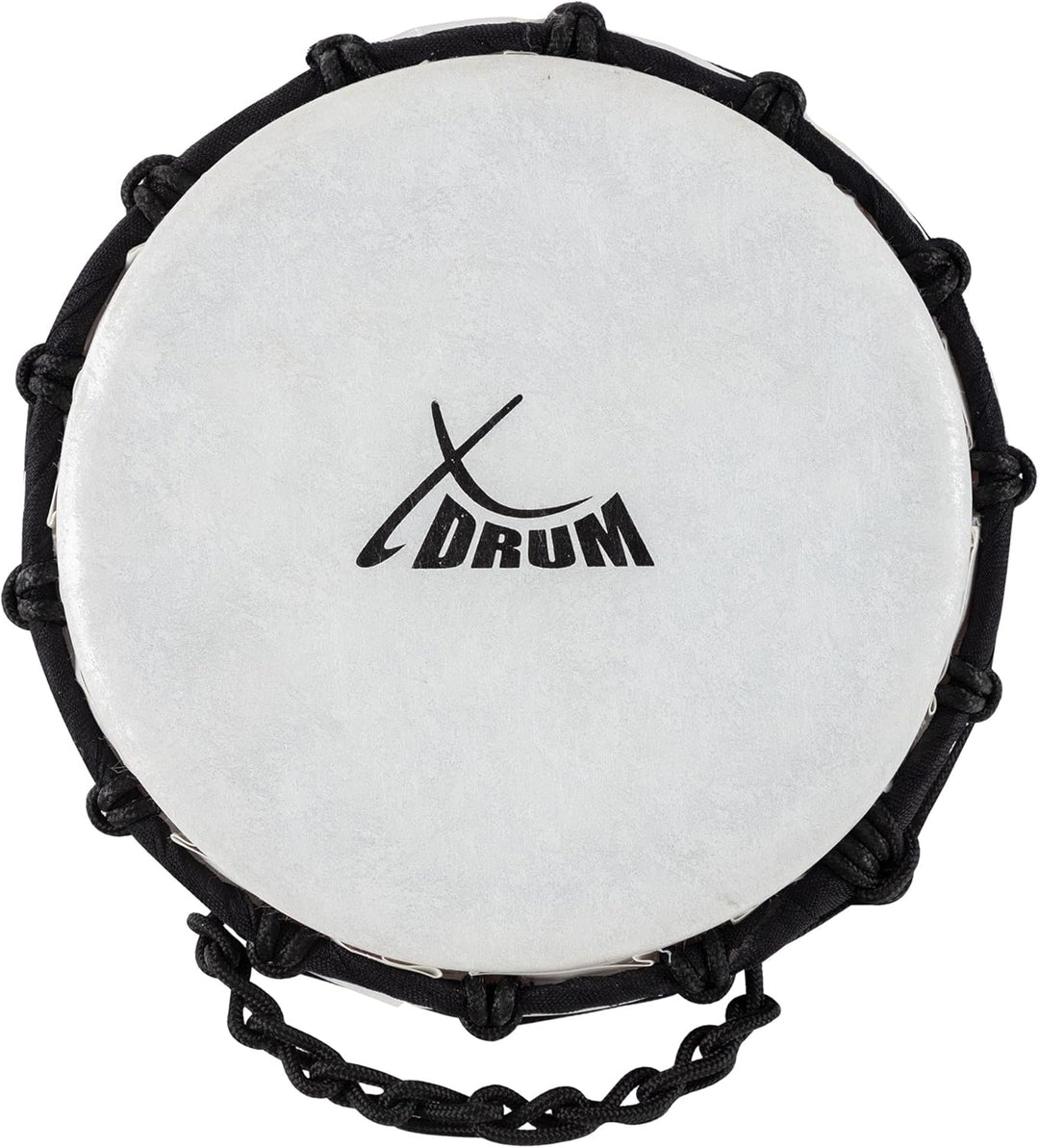 XDrum Primero Junior 31cm Djembe aus PVC - Korpus aus Kunststoff mit traditionellem Stimmsystem - Ko