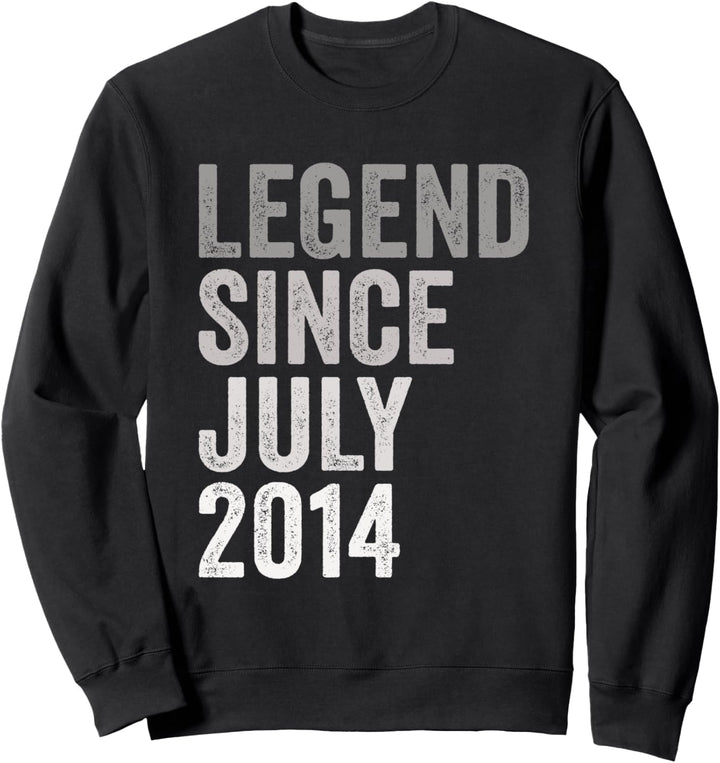 Legende seit Juli 2014 Geburtstag Monat und Jahr Sweatshirt