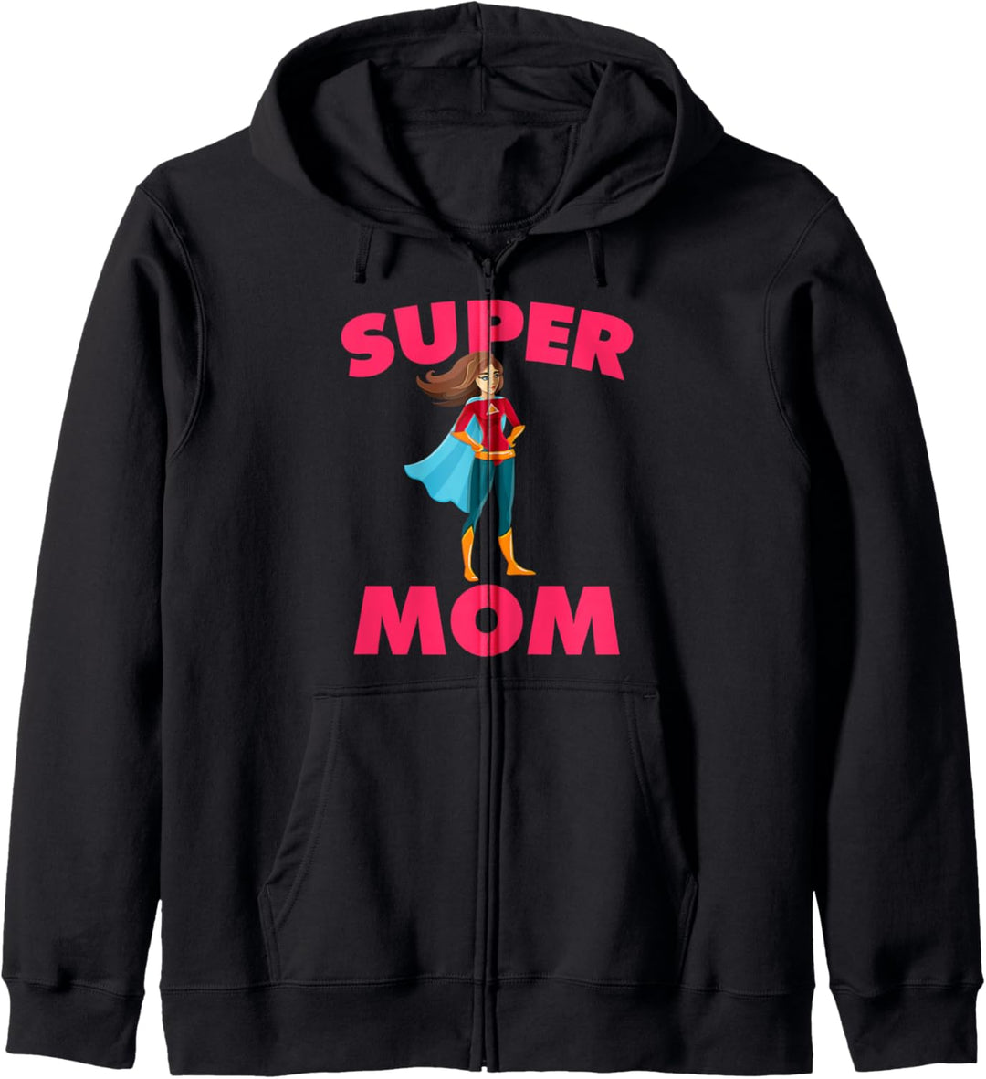 Super Mom Geschenkidee Mutter Super Hero Mom Cape Super Mother Kapuzenjacke