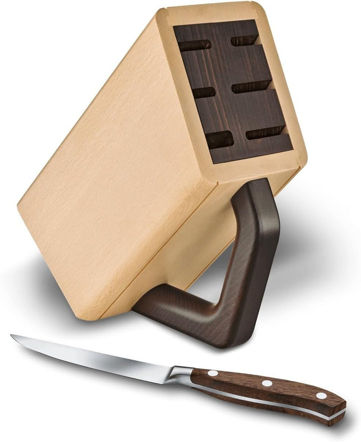 Victorinox Messerblock ohne Inhalt, Platz für 6 Messer, Messer-Aufbewahrung, Platzsparend, Elegantes