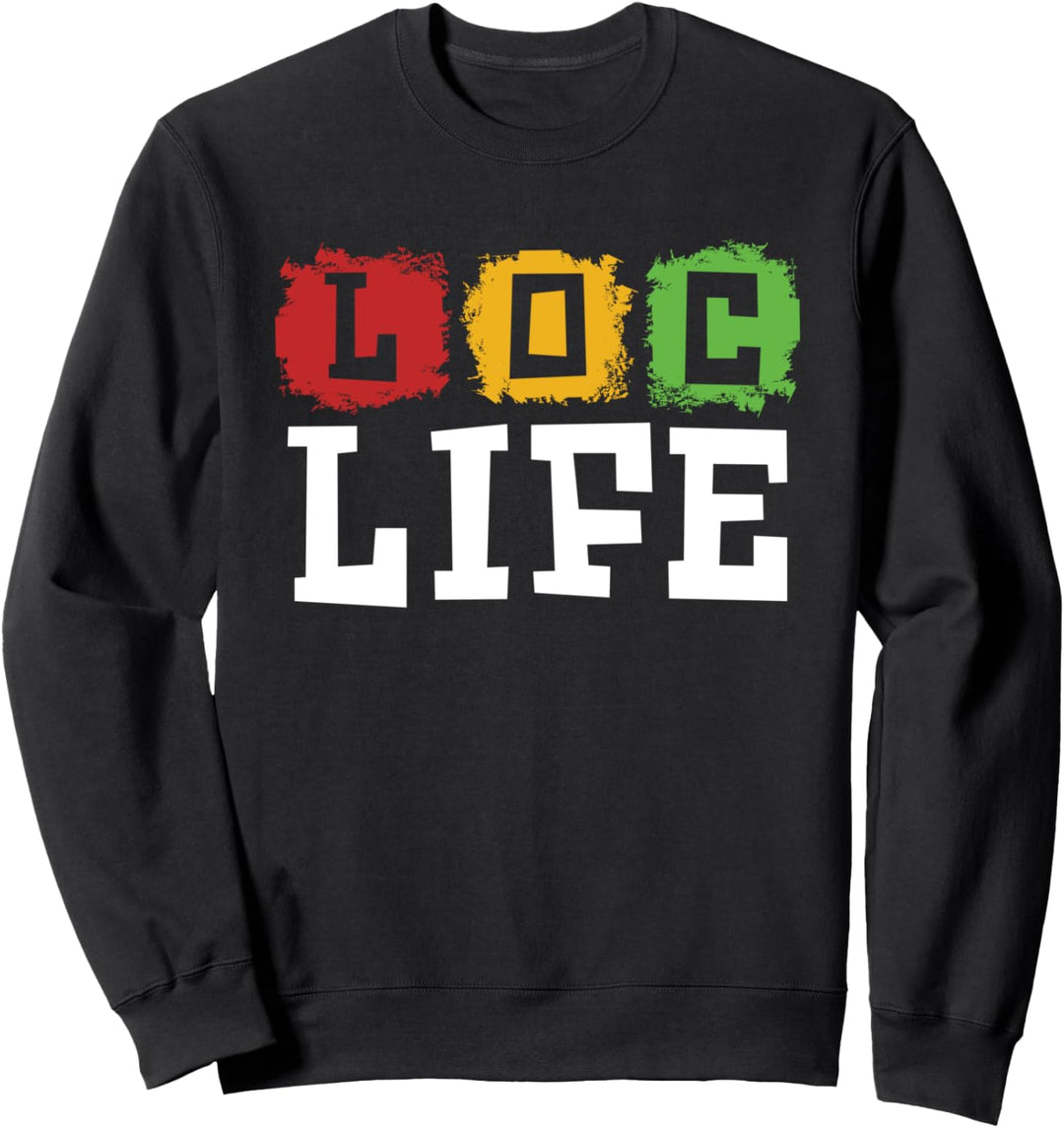 Dreadlocks Rasta Haare Dreads - Rastafari Dreadlocks Sweatshirt