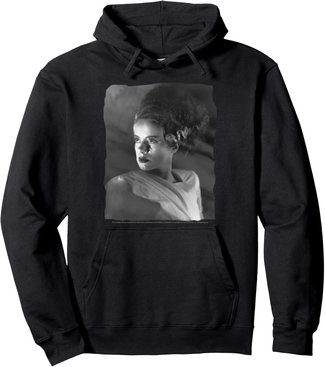 Universal Monsters Bride Of Frankenstein Classic Portrait Pullover Hoodie