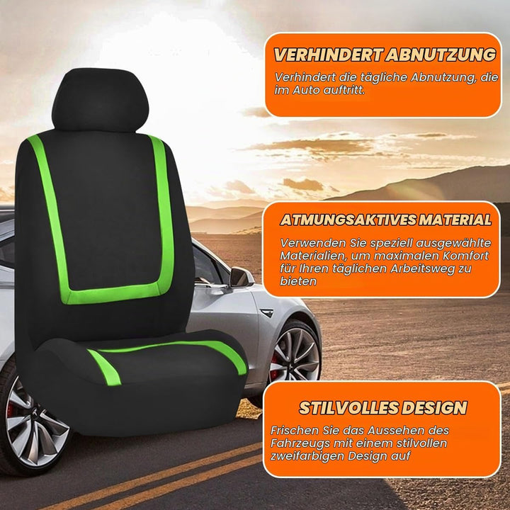 JNNJ 9 Stück Klassisch Autositzbezüge Sitzschoner Auto Schonbezug Autositz, Autositzbezüge Komplette