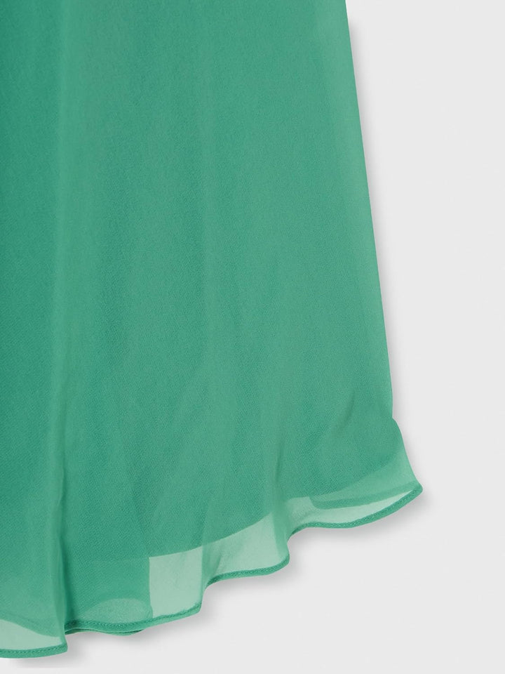 Vera Mont Damen Kleid 44 Seidiges Grün, 44 Seidiges Grün