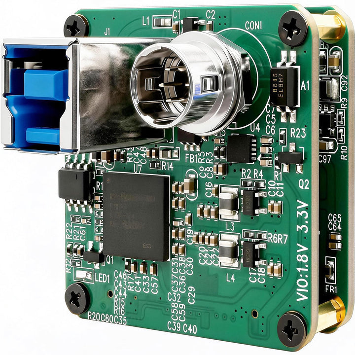 InnoMaker USB3 Vision Industriekamera IMX296 1,58 MP Monochrom Global Shutter, 1456x1088@60FPS, GenI