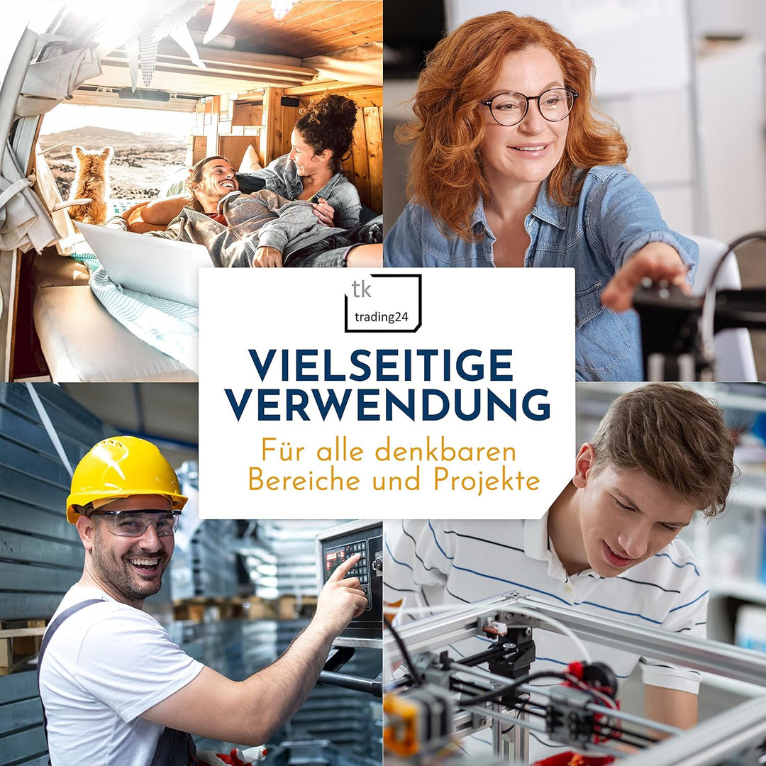 Alu Profil 30x60mm System-, Montage-, Konstruktionsprofil Nut 8