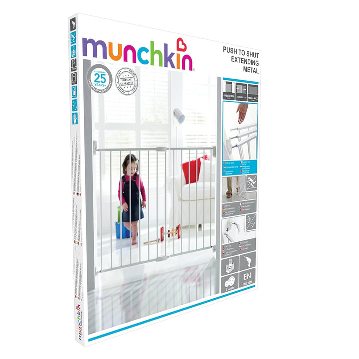 Munchkin Türgitter für Babys, Türschutzgitter & Treppenschutz, Ideal für Kinder und Haustiere, Prakt