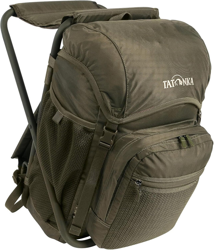 Tatonka Backpack with Integrated Folding seat Olive, Olive