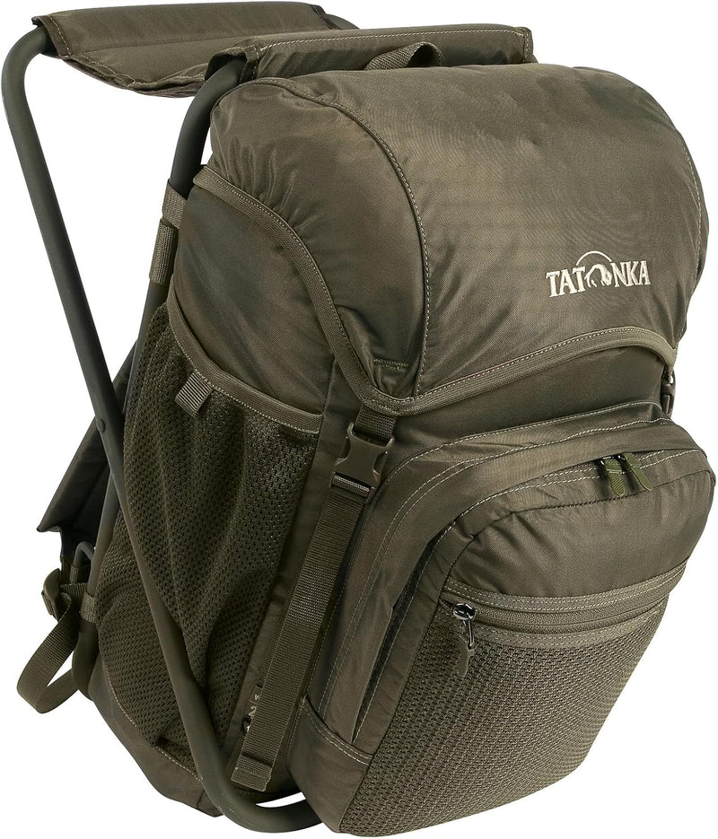 Tatonka Backpack with Integrated Folding seat Olive, Olive