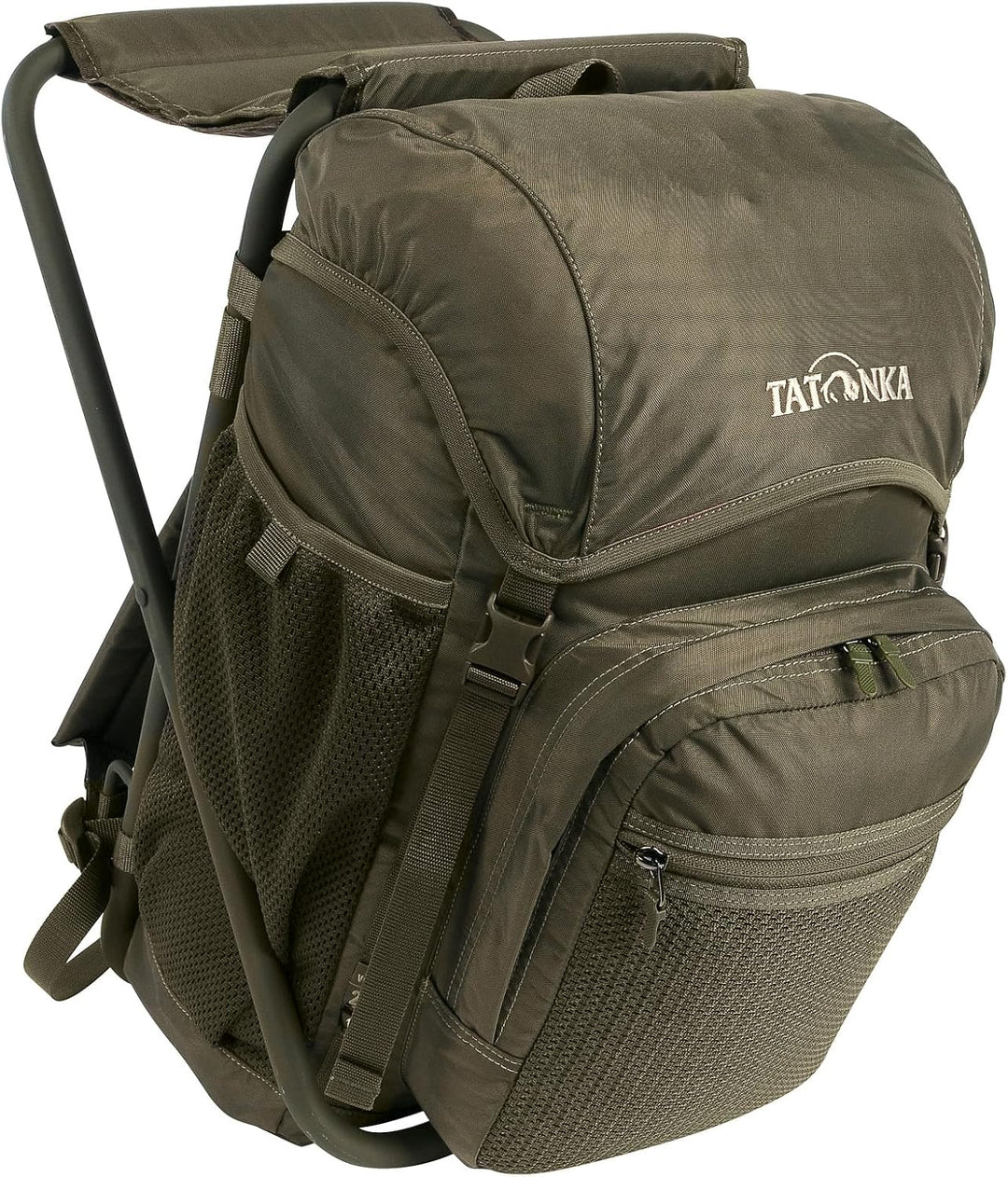 Tatonka Backpack with Integrated Folding seat Olive, Olive
