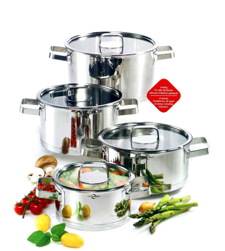Küchenprofi KP2390002804 San Remo Topfsets, 18/8 Edelstahl, One Size | Edelstahl rostfrei, Sicherhei