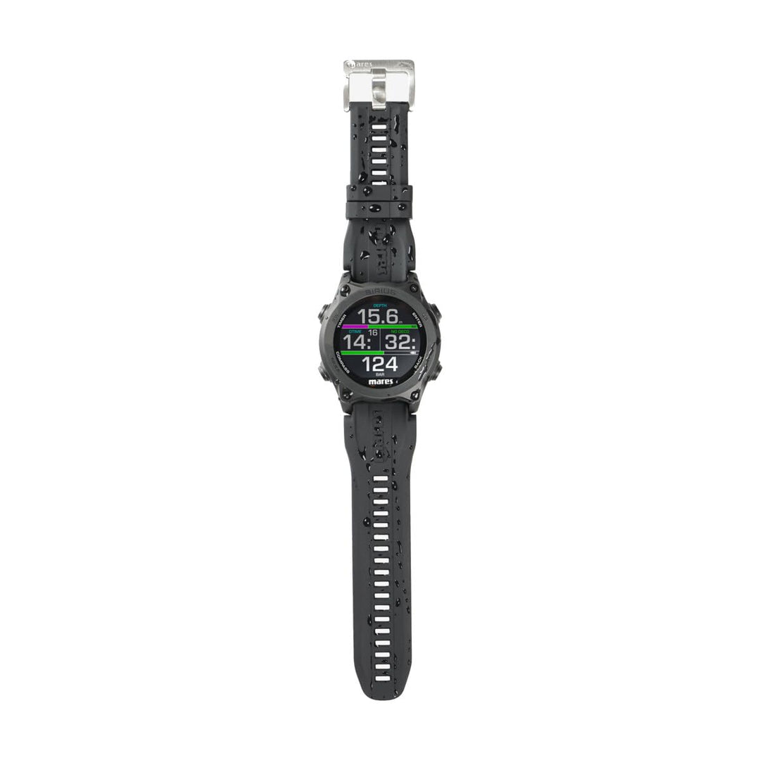 Mares Sirius Tauchcomputer im Armbanduhr-Format schwarz/schwarz, schwarz/schwarz