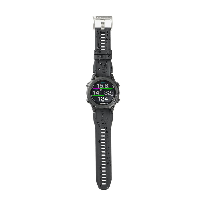 Mares Sirius Tauchcomputer im Armbanduhr-Format schwarz/schwarz, schwarz/schwarz