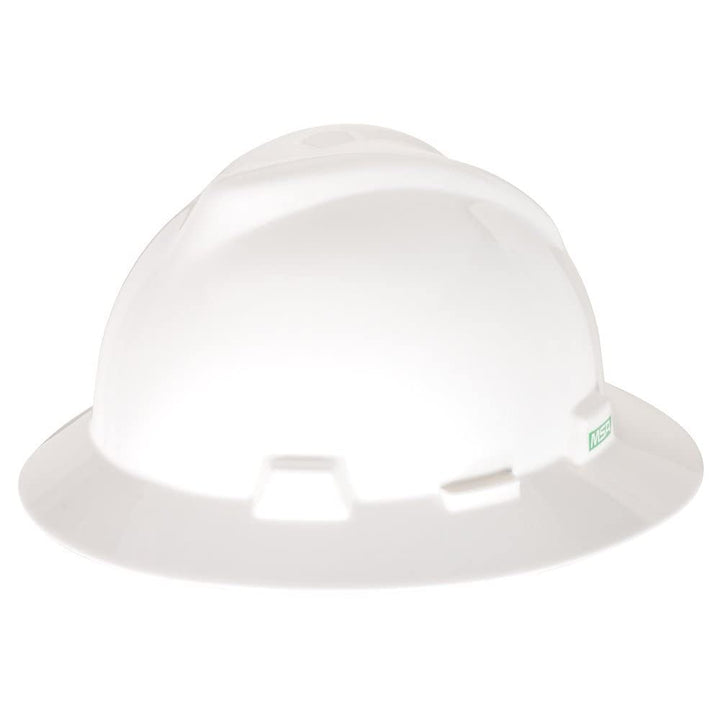 MSA 454733 V-Gard Vollkrempe Hard Hat mit Staz-on Pinlock Aufhängung | Polyethylen-Schale, überlegen