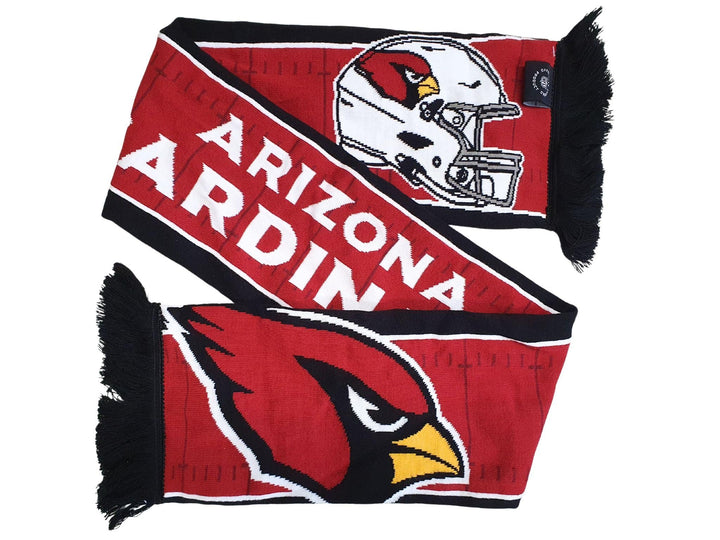 Great Branding NFL Jaquard Schal American Football Teamlogo Helm Fanschal Fransen Arizona Cardinals