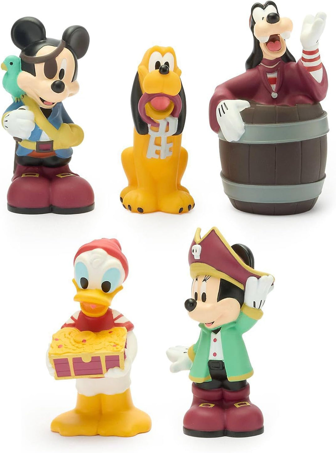 Disney Store Official Mickey & Pirate Friends Bath Toys Set Disney Fluch, Disney Fluch