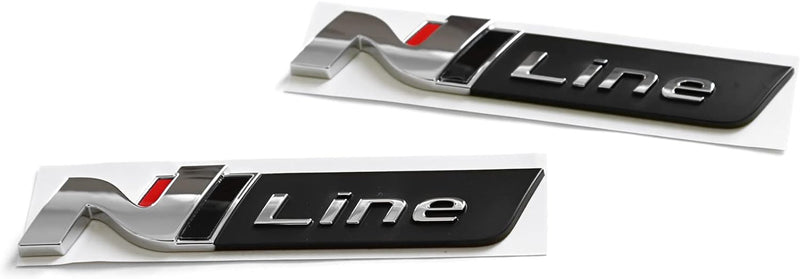 Hyundai 86311G4700 86312G4700 Plaketten N-Line Logo Tuning Sport Emblem, selbstklebend