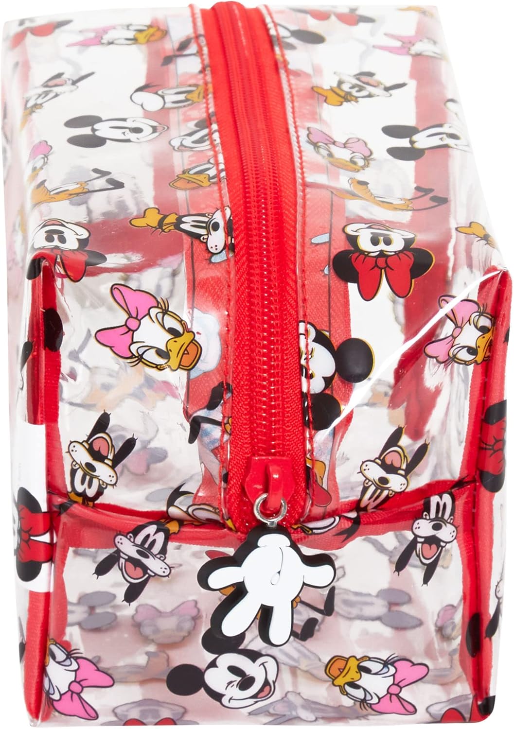 Mickey Mouse Minnie Mouse and Friends transparente Kosmetiktasche für Mädchen und Damen, transparent