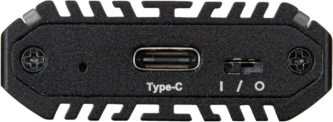 SilverStone Technology SST-MS13 - USB-C-3.2-Gen2-10-Gbps-NVMe- / SATA-M.2-SSD-RGB-Gehäuse, 71175, Sc