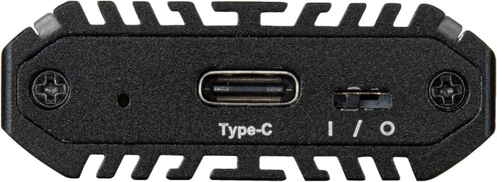 SilverStone Technology SST-MS13 - USB-C-3.2-Gen2-10-Gbps-NVMe- / SATA-M.2-SSD-RGB-Gehäuse, 71175, Sc