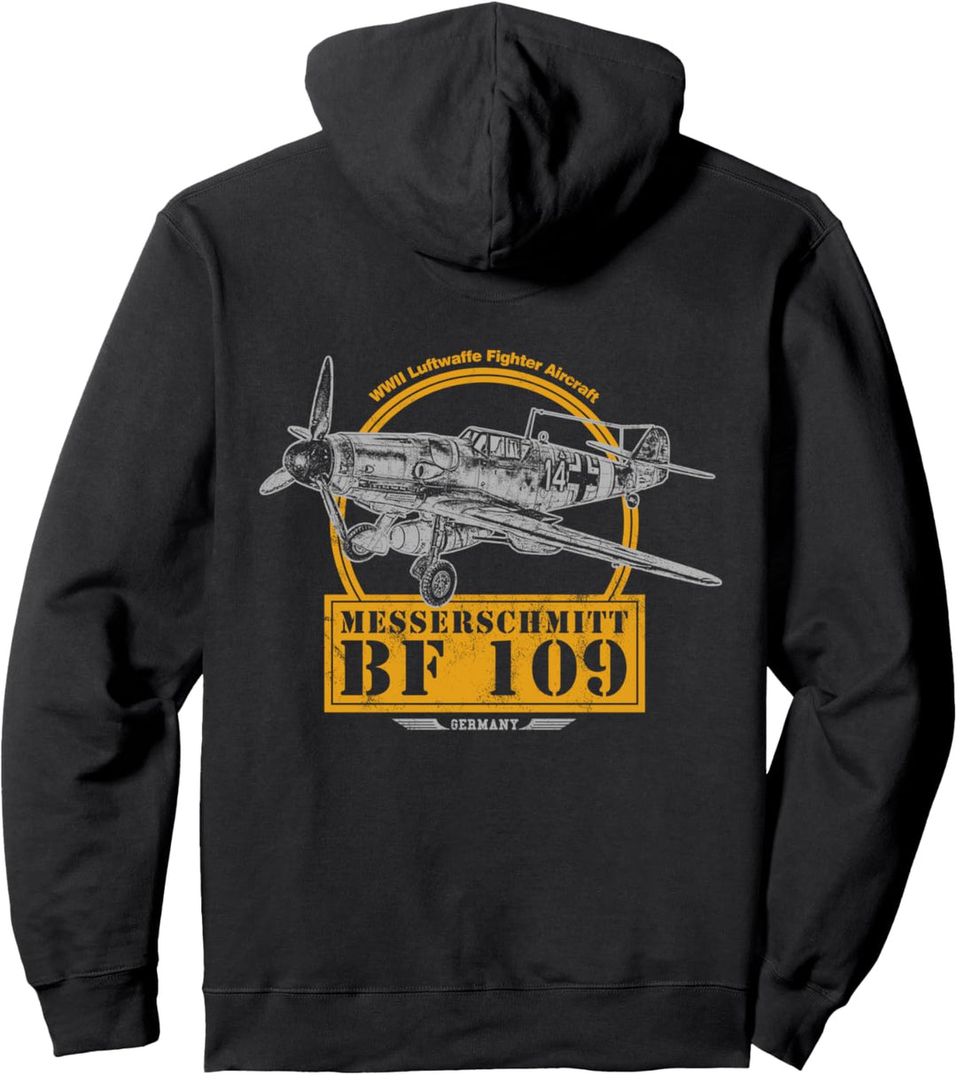 Messerschmitt Bf 109 WW2 Kampfflugzeuge Pullover Hoodie