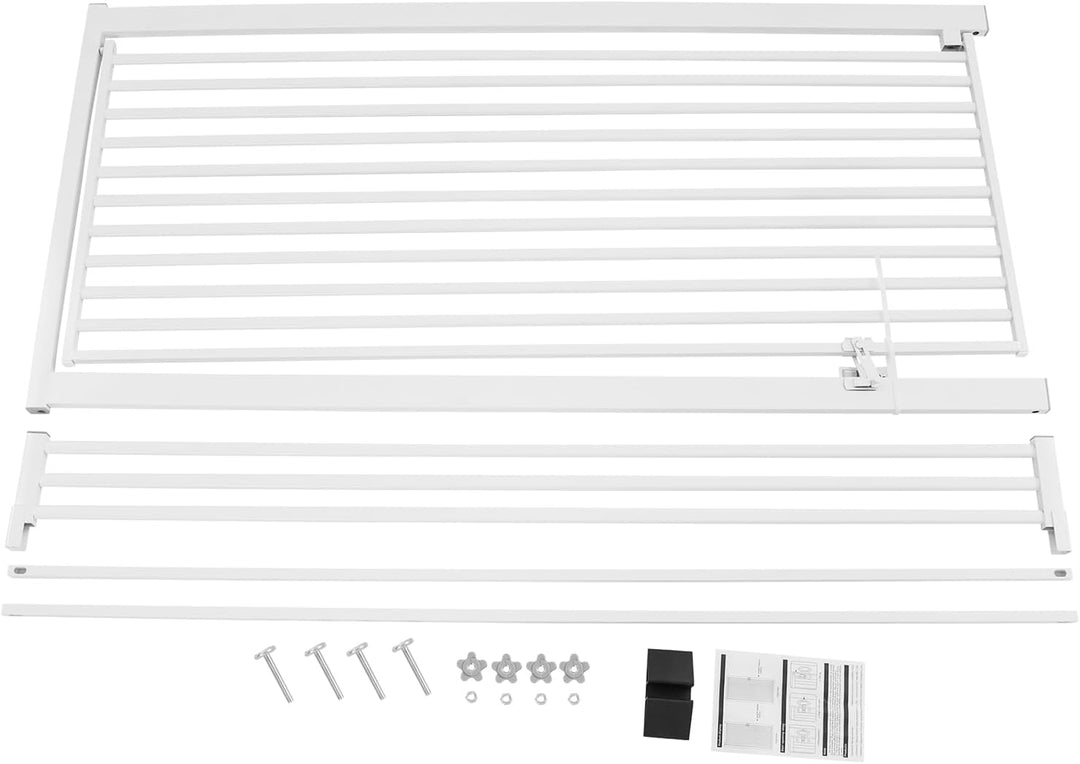 Haustiergitter Extra Hoch Höhe 150cm, Breite verstellbar 90-97cm, Sicherheits-Haustiergitter, Automa