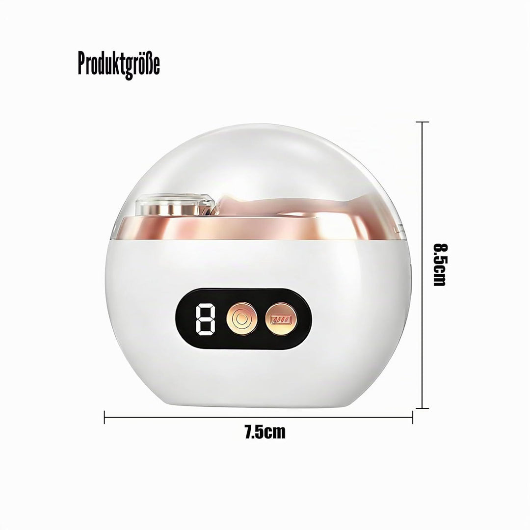 Elektrischer Nagelknipser, 3 in 1 Automatischer Elektrischer Nagelfeile mit LED-Licht, Wiederaufladb