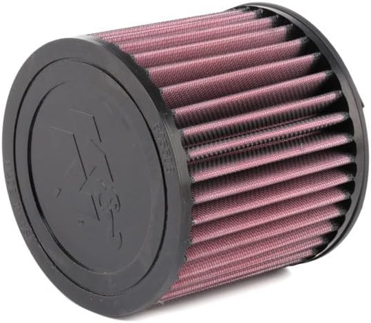 K&N E-2997 Waschbarer und wiederverwendbarer KFZ Tauschluftfilter Rot