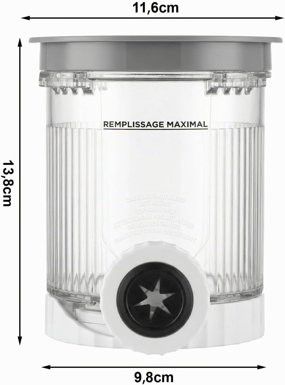 4er Pack Ersatz-Eisbehälter für Ninja Swirl, 470ml Pint-Becher mit farbigen Deckeln, Auslaufsicher &amp;