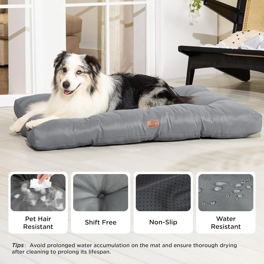 BEDSURE Hundekissen grosse Hunde waschbar - 111x89cm hundematratze wasserdicht XXL für grosse, mitte