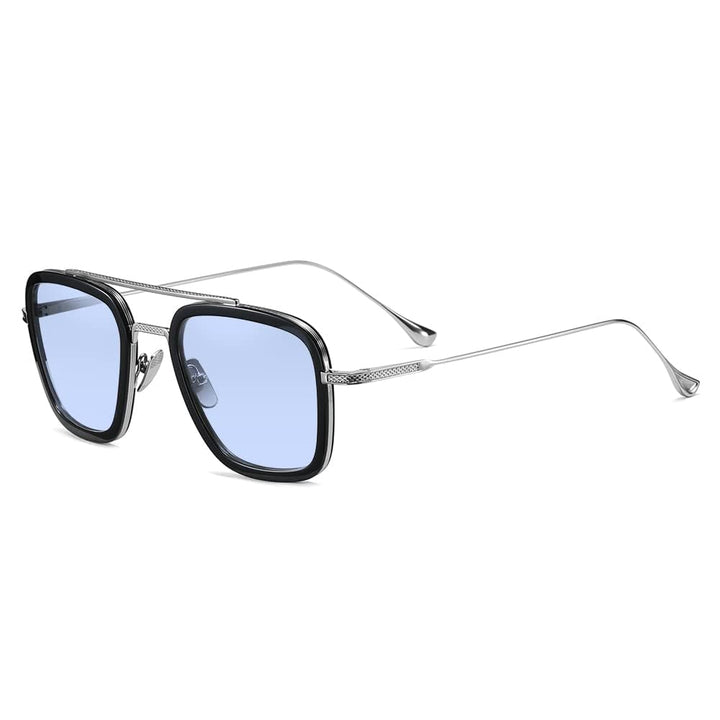 SHEEN KELLY Acetat High-End Tony Stark Sonnenbrille Nylon Linse Brillen für Männer Frauen Spinne Man