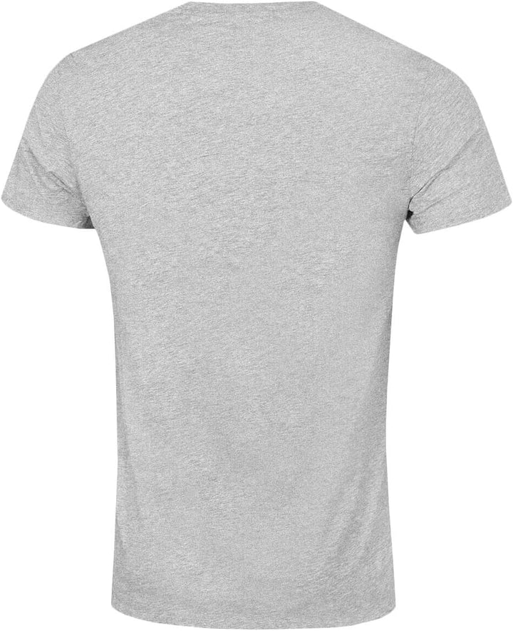 Lacoste Herren T-Shirt Rundhals TH3321, Männer Basic Tshirt,Tee,Regular Fit XL Blanc - Gris Clair -