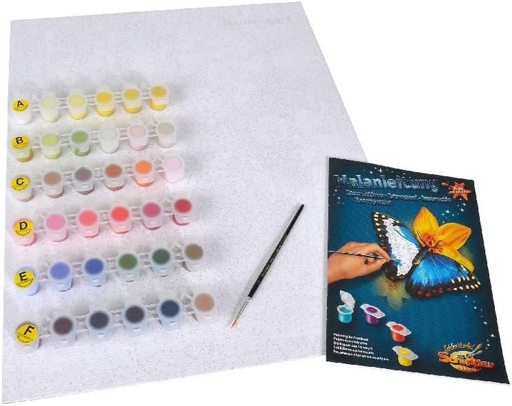 Schipper 609130790 Malen nach Zahlen - Ein Gruss aus dem Bauerngarten - Bilder malen für Erwachsene,