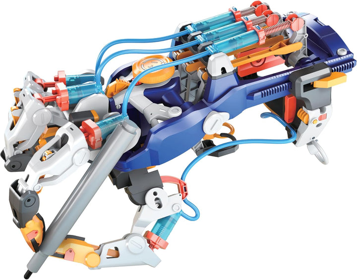 CONSTRUCT & CREATE 79252 Hydraulische Cyborg-Hand Bausatz – Batterieloses STEM-Wissenschafts-Spielze