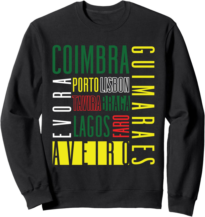 Städte von Portugal Sweatshirt